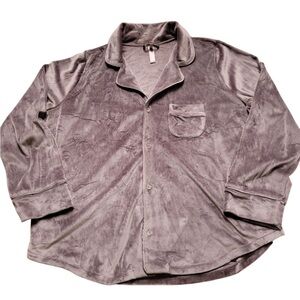 SKIMS Velvet Velour Button Up PJ Ensemble